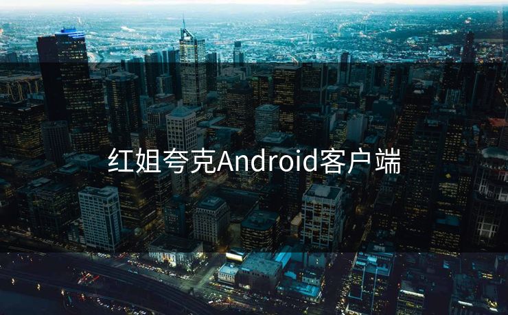 红姐夸克Android客户端 红姐夸克Android客户端